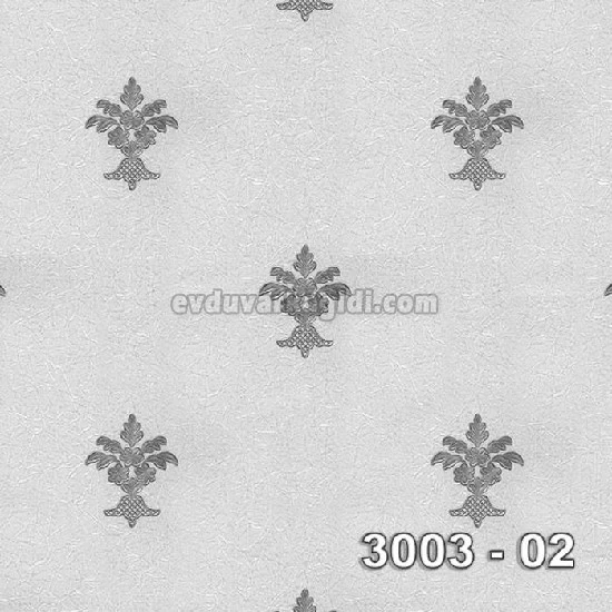 Decowall Armani Gri Beyaz Klasik Desenli 3003-02 Duvar Kağıdı 16.50 M²