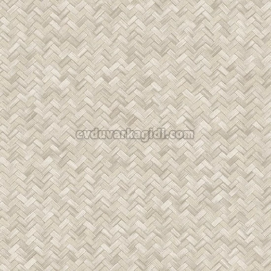 Adawall Vera Koyu Krem Zigzag Geometrik Desenli 1511-3 Duvar Kağıdı 16.50 M²