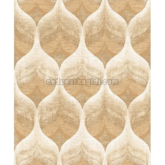 Bella Wallcoverings Krem Kahve 3 Boyutlu Geometrik Desenli YG32002 Duvar Kağıdı 16.50 M²