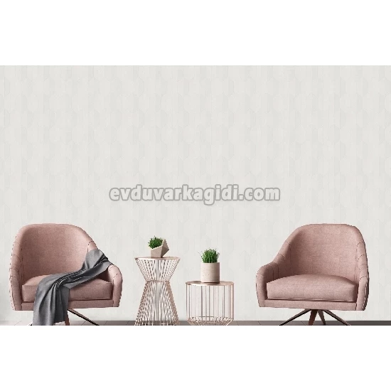 Adawall Vera Açık Krem Modern Geometrik Desenli 1501-1 Duvar Kağıdı 16.50 M²