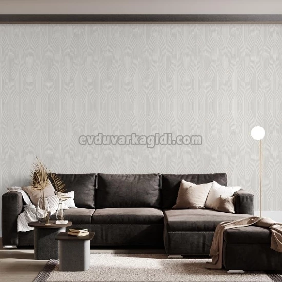 Adawall Icon Açık Gri Modern Geometrik Desenli 24102-1 Duvar Kağıdı 16.50 M²