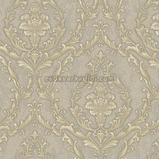 Adawall Dante Kahve Damask Desenli 1401-5 Duvar Kağıdı 10.60 M²