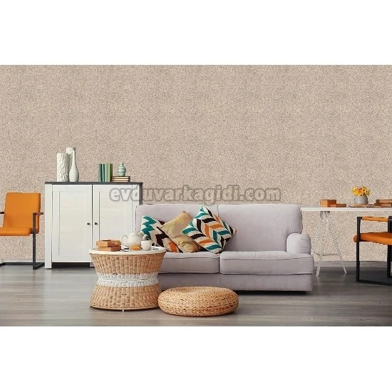 Decowall Armani Kahverengi Düz Desenli 3004-03 Duvar Kağıdı 16.50 M²