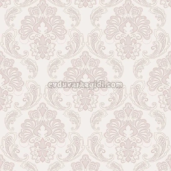 Duka Legend Pembe Zemin Koyu Pembe Motifli Damask Desenli 81152-4 Duvar Kağıdı 16.50 M²