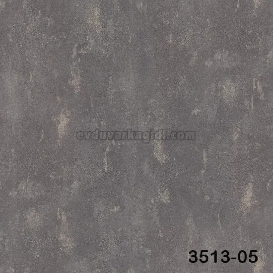 Decowall Tudor Koyu Gri Bakır Soyut Eskitme Beton Sıva Desenli 3513-05 Duvar Kağıdı 16.50 M²