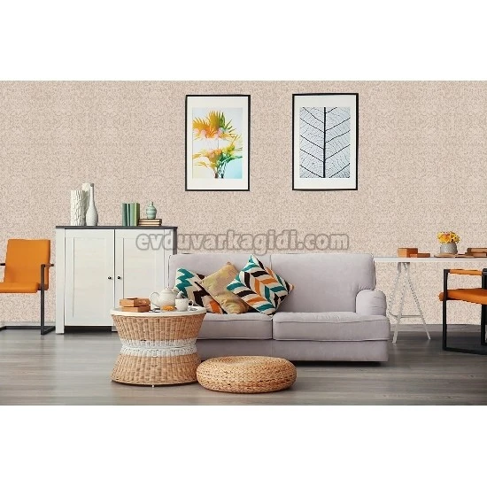 Bella Wallcoverings Bej Klasik Şam Desenli YG30405 Duvar Kağıdı 16.50 M²