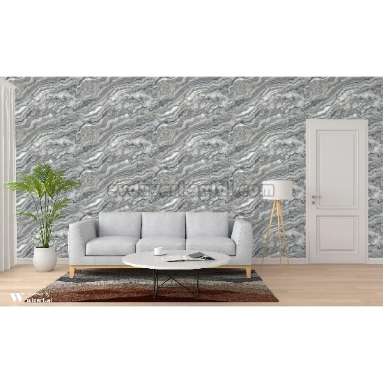 Adawall Roka Gri Taş Mermer Desenli 23102-4 Duvar Kağıdı 16.50 M²