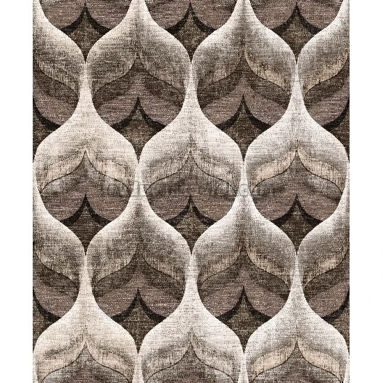 Bella Wallcoverings Kahve Gri Siyah 3 Boyutlu Geometrik Desenli YG32005 Duvar Kağıdı 16.50 M²