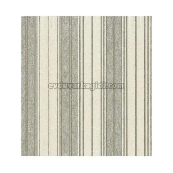 Ottoman Wallcoverings Gri Beyaz Bakır Modern Çizgi Desenli 69008-4 Duvar Kağıdı 16.50 M²