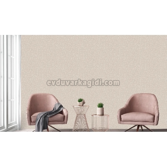 Adawall Muse Krem Bej Yaprak Desenli 25109-2 Duvar Kağıdı 16.50 M²
