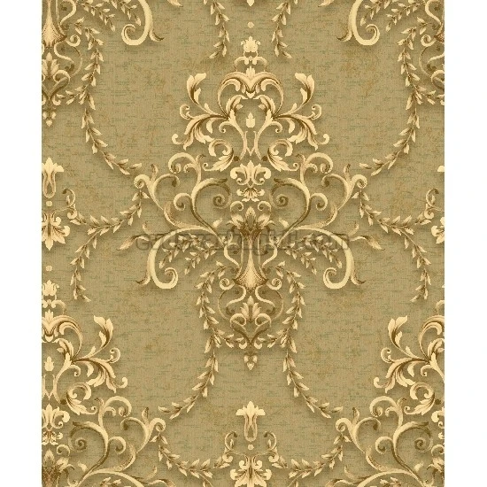 A'la Venda Hardal Gold Damask Şam Desenli DL11605 Duvar Kağıdı 16.50 M²