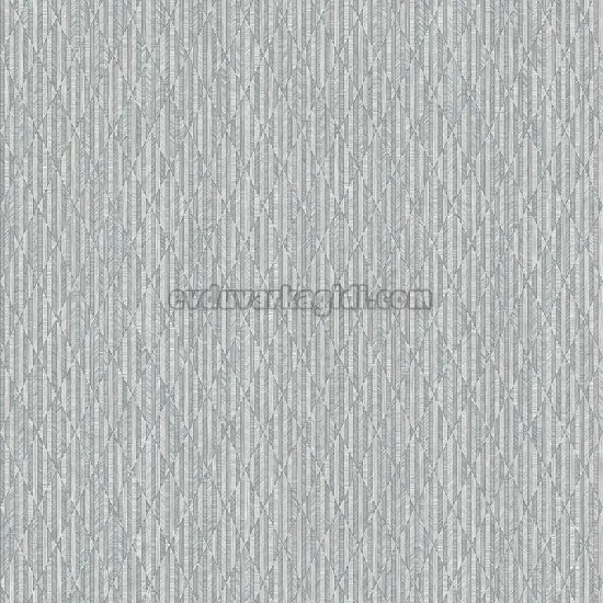 Adawall Omega Gri Çizgili Baklava Dilimi Geometrik Desenli 23205-3 Duvar Kağıdı 16.50 M²