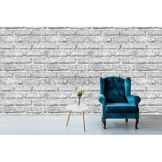 Wall212 3d Single Gri 3 Boyutlu Eskitme Tuğla Desenli 2006 Duvar Kağıdı 5 M²