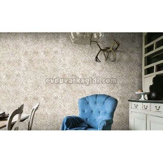 Decowall Retro Gri Beyaz Eskitme Desenli 5012-04 Duvar Kağıdı 16.50 M²