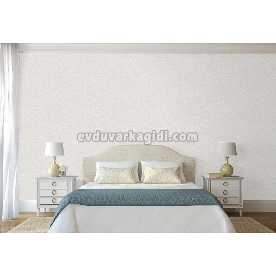 Adawall Muse Açık Krem Vizon Yaprak Desenli 25109-1 Duvar Kağıdı 16.50 M²