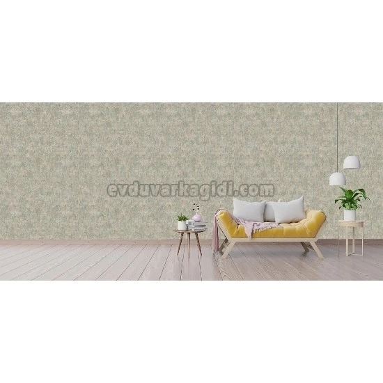 Ottoman Wallcoverings Yeşil Sarı Düz Desenli YG31005 Duvar Kağıdı 16.50 M²