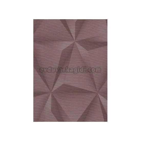Livart Cashmir 3 Boyutlu Bordo Geometrik Desenli 700-3 Duvar Kağıdı 16.50 M²