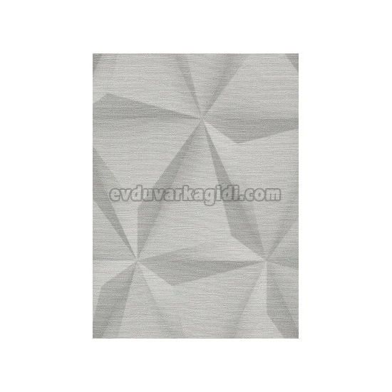Livart Cashmir 3 Boyutlu Gri Geometrik Desenli 700-1 Duvar Kağıdı 16.50 M²