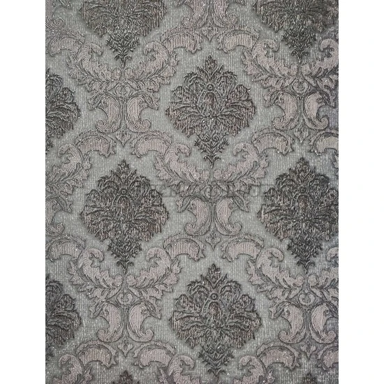 Maxwall Cappadocia Lacivert Gri Klasik Motifli Damask Desenli 42-008 Duvar Kağıdı 16.50 M²