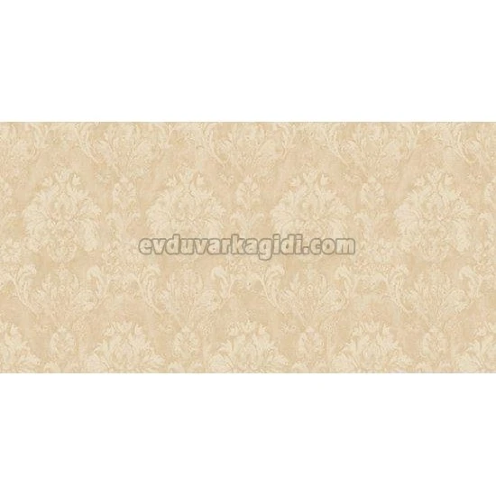 Ottoman Wallcoverings Krem Beyaz Damask Desenli A0062 Duvar Kağıdı 16.50 M²