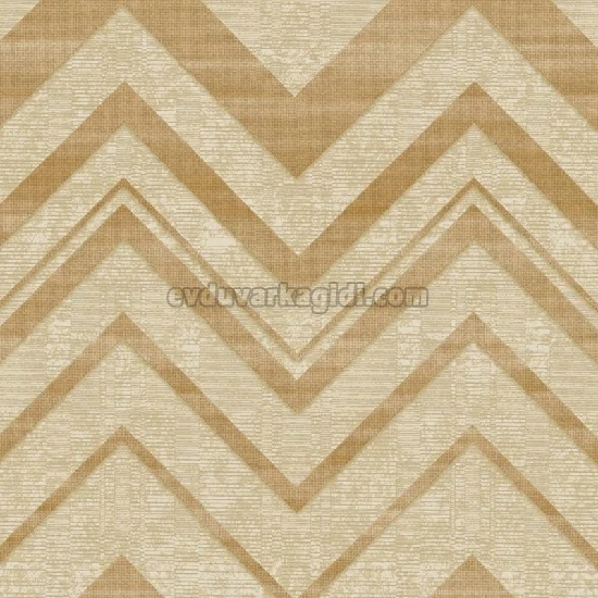 Adawall Octagon Sarı Zigzag Desenli 1207-4 Duvar Kağıdı 10,60 M²