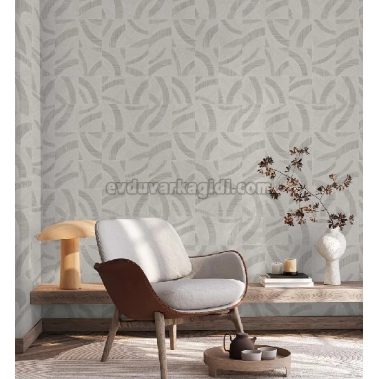 Adawall Icon Gri Modern Geometrik Desenli 24101-3 Duvar Kağıdı 16.50 M²