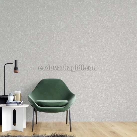 Adawall Dante Gri Dokulu Düz Desenli 1408-3 Duvar Kağıdı 10.60 M²