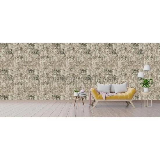 Decowall Retro Vizon Sarı Yeşil Retro Eskitme Desenli 5004-04 Duvar Kağıdı 16.50 M²