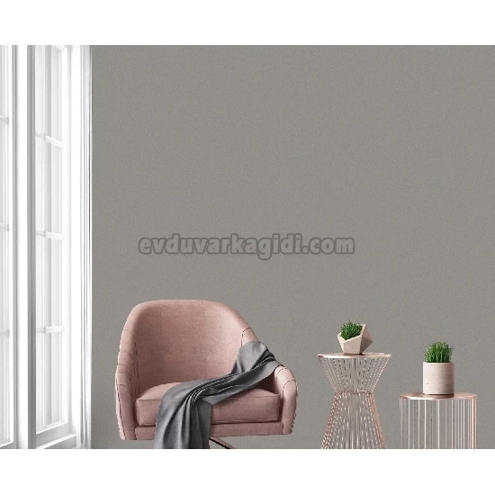 Adawall Dante Koyu Gri Dokulu Düz Desenli 1410-6 Duvar Kağıdı 10.60 M²