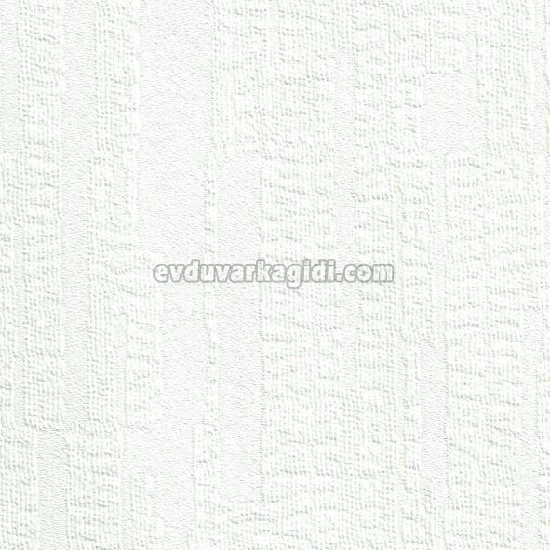 Prowall Ainos Beyaz Düz Desenli 6525-1 Duvar Kağıdı 16.50 M²