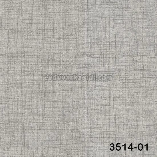 Decowall Tudor Bej Düz Kumaş Keten Desenli 3514-01 Duvar Kağıdı 16.50 M²
