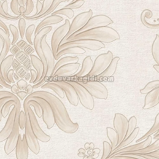 Duka Novelty Krem Bej Modern Damask Desenli 11151-2 Duvar Kağıdı 16.50 M²