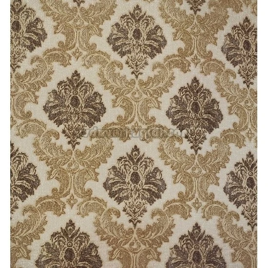 Maxwall Cappadocia Kahve Krem Gold Klasik Motifli Damask Desenli 42-003 Duvar Kağıdı 16.50 M²