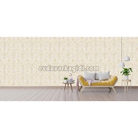 Ottoman Wallcoverings Krem Zemin Bej Motifler Klasik Desenli YG30901 Duvar Kağıdı 16.50 M²