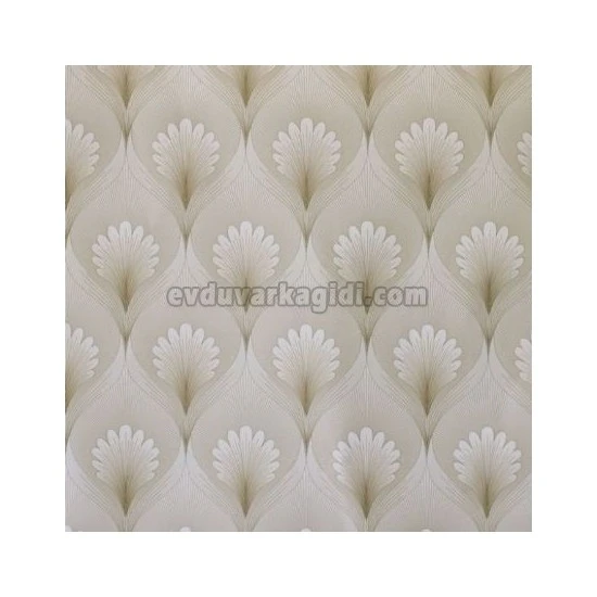 Golden Forever Krem Kahve Geometrik Desen İçinde Yaprak Desenli 15361 Duvar Kağıdı 5 M²