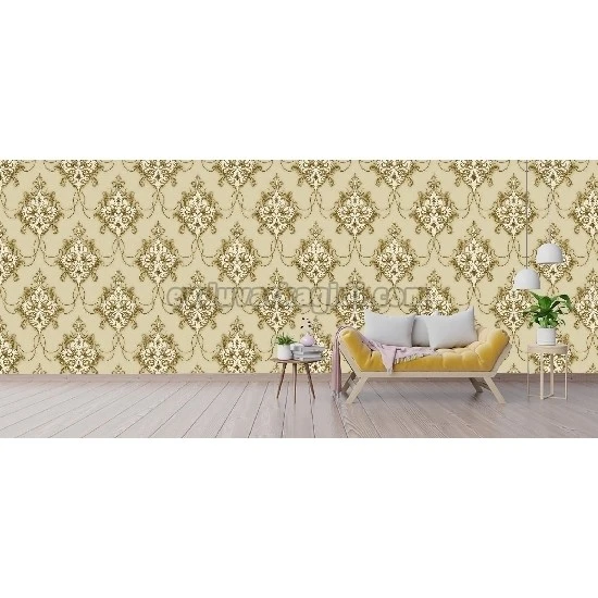 Ottoman Wallcoverings Vizon Zemin Bakır Motifler Klasik Desenli B054 Duvar Kağıdı 16.50 M²