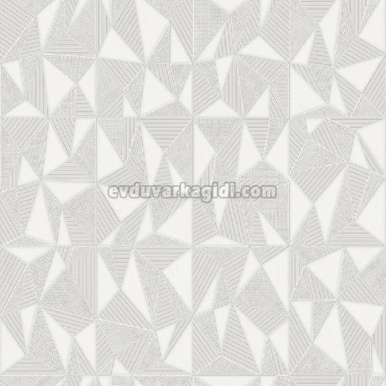 Adawall Omega Beyaz Modern Geometrik Desenli 23204-1 Duvar Kağıdı 16.50 M²