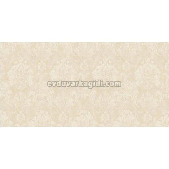 Ottoman Wallcoverings Pudra Beyaz Damask Desenli A0061 Duvar Kağıdı 16.50 M²