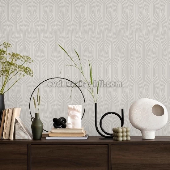 Adawall Icon Gri Modern Geometrik Desenli 24102-2 Duvar Kağıdı 16.50 M²