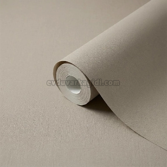 Duka Motto Linen Koyu Bej Modern Düz Desenli 28333-7 Duvar Kağıdı 10.60 M²
