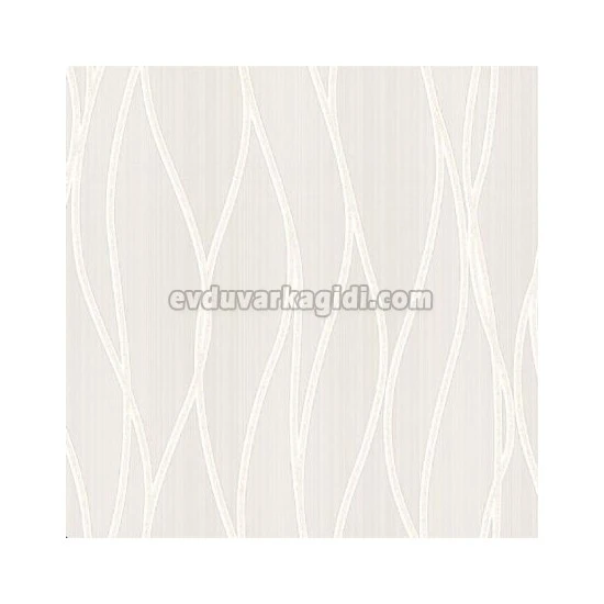 Golden Forever Beyaz Modern Asimetrik Çizgi Desenli 14202 Duvar Kağıdı 5 M²