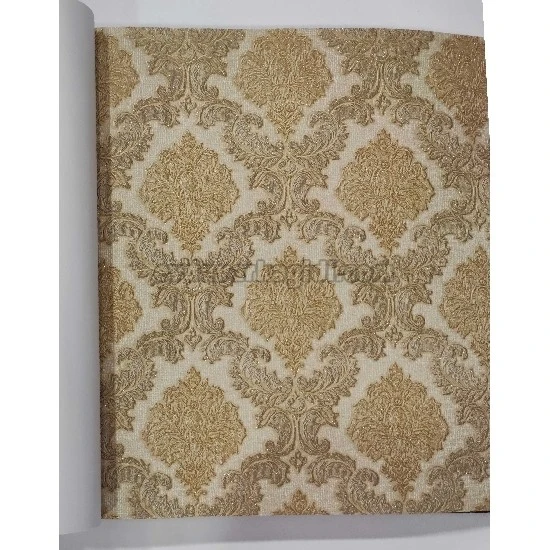 Maxwall Cappadocia Vizon Krem Gold Klasik Motifli Damask Desenli 42-002 Duvar Kağıdı 16.50 M²