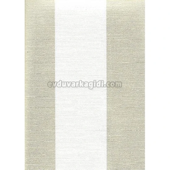 Livart Genesis Beyaz Bej Modern Çizgi Desenli 4100-9 Duvar Kağıdı 16.50 M²