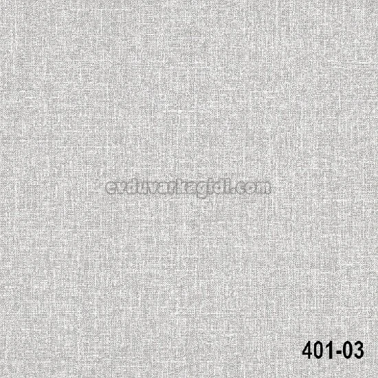 Decowall Maki Gri Kumaş Keten Düz Desenli 401-03 Duvar Kağıdı 16.50 M²
