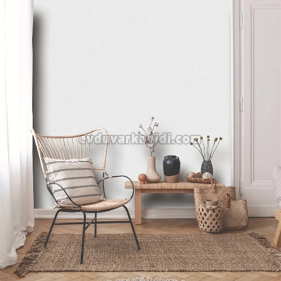 Duka Motto Linen Açık Bej Modern Düz Desenli 28333-2 Duvar Kağıdı 10.60 M²