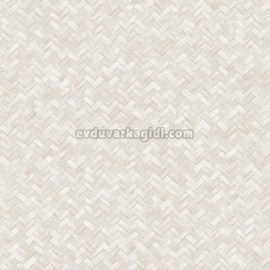 Adawall Vera Krem Zigzag Geometrik Desenli 1511-2 Duvar Kağıdı 16.50 M²