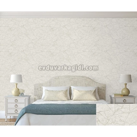 Adawall Roka Krem Asimetrik Çizgi Desenli 23107-2 Duvar Kağıdı 16.50 M²