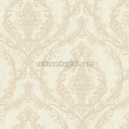 Adawall Dante Açık Krem Damask Desenli 1401-2 Duvar Kağıdı 10.60 M²