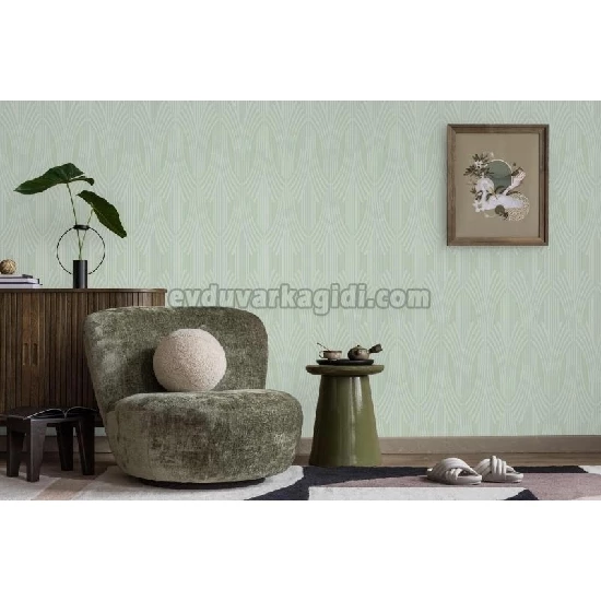 Adawall Icon Açık Yeşil Modern Geometrik Desenli 24102-4 Duvar Kağıdı 16.50 M²