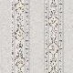Duka Sawoy Gri Beyaz Gümüş Çizgili Klasik Desenli 17160-1 Duvar Kağıdı 10.00 M²
